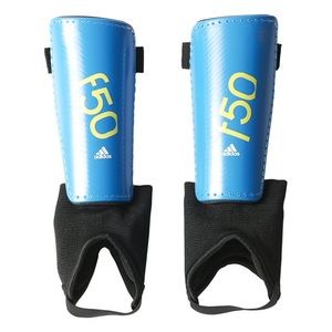 adidas Blue Black Shin Guards f50 Youth X-Large